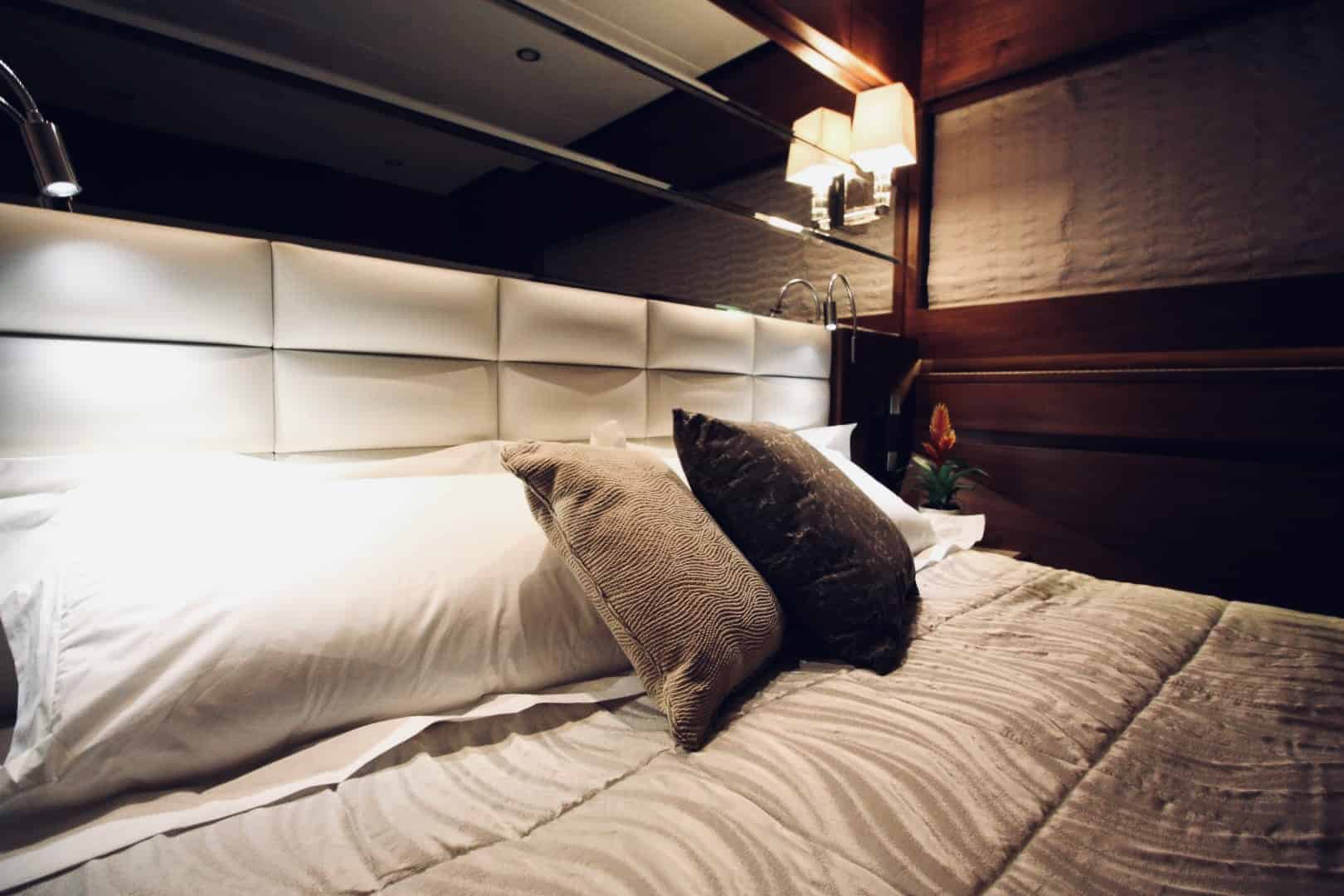 Princess 88Y - Stbd Cabin Headboard